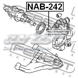 Сайлентблок заднього кулака Febest NAB242