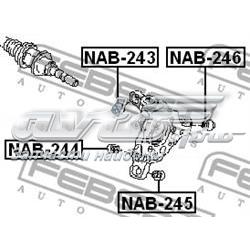 Сайлентблок цапфи задньої Febest NAB245 ціна, від 4.93 USD