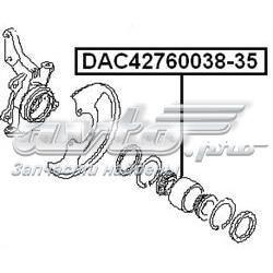 Купити DAC4276003835 Febest Підшипник ступиці передньої
