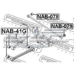 Сайлентблок заднього поздовжнього важеля Febest NAB41G