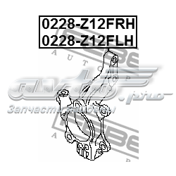 TAN4004 Topsauto Цапфа поворотна ліва