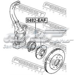 0482EAF Febest Підшипник маточини передньої