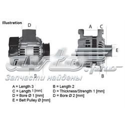 Генератор LRB00497 TRW