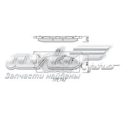 FPE142 Hankook Frixa Передні гальмівні колодки