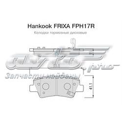 FPH17R Hankook Frixa Колодки гальмівні задні, дискові