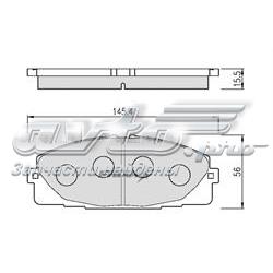 FPE018 Hankook Frixa Передні гальмівні колодки