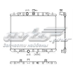 PL022174R Koyorad Радіатор охолодження двигуна