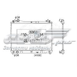 Купити PL102057 Koyorad Радіатор двигуна