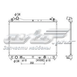 PL102058 Koyorad Радіатор охолодження двигуна