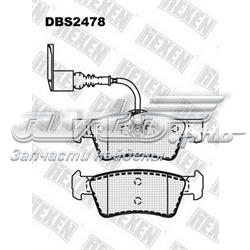 DBS2478 Hexen Колодки гальмівні задні, дискові