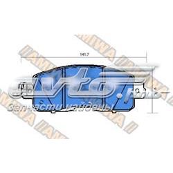 B111453 Denckermann Передні гальмівні колодки