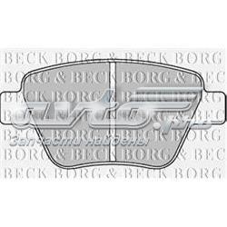 Купити BBP2242 Borg&beck Задні колодки