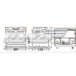 Батарея акумуляторна Exide CA530 ціна, від 86.71 USD