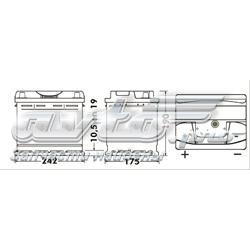 Купити CB621 Exide Автомобільна батарея
