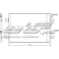 Радіатор кондиціонера STDC01394A0 SAT