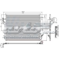 Радіатор кондиціонера STLR05394A0 SAT