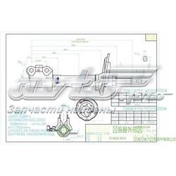амортизатор передній, лівий ST4852039575 амортизатор передній, лівий ST4852039575