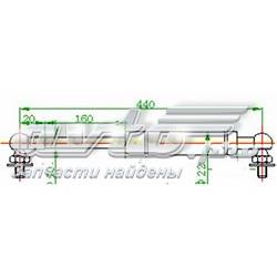 Амортизатор капота газовий Kamoka 7091131 ціна, від 15.85 USD