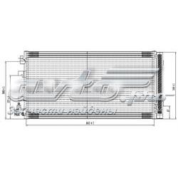 Радіатор кондиціонера STRN493940 SAT
