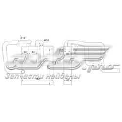 Радиатор печки (отопителя) на Subaru Forester S10, SF