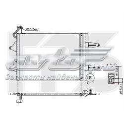 Радіатор кондиціонера 64K221 FPS