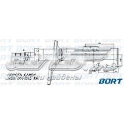 Амортизатор передній, правий G22250103R Bort