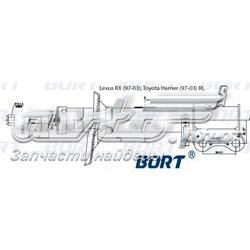 Амортизатор задній, лівий G22250151L Bort