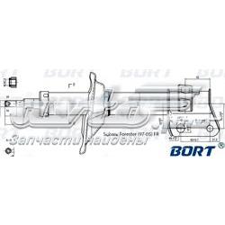 Амортизатор передній, лівий G22250202R Bort