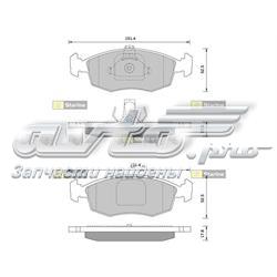 BDS370 Starline колодки гальмівні передні, дискові