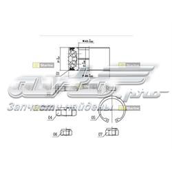 Підшипник ступиці LO00906 Starline