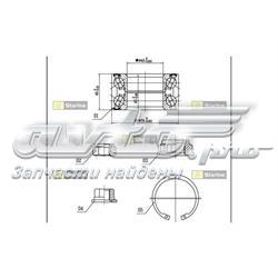 Купити LO03455 Starline Підшипник ступиці передньої