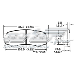 Купити 16606 Power Stop Задні колодки