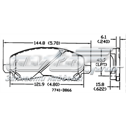 Гальмівні колодки Power Stop 16866 ціна, від 28.07 USD
