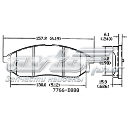 Гальмівні колодки Power Stop 16888 ціна, від 29.43 USD