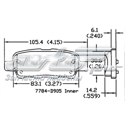 Задні гальмівні колодки Power Stop 16905 ціна, від 18.32 USD