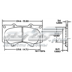 Гальмівні колодки Power Stop 16976 ціна, від 37.69 USD