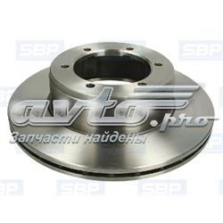 Диск переднього гальма SBP 02MI003 ціна, від 40.70 USD