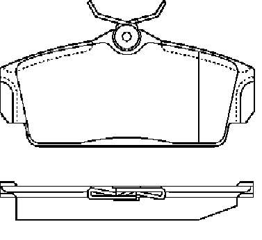 Купити 410609F525 Nissan/Infiniti Колодки гальмівні передні, дискові