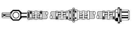 Купити G03043980 Mazda Гальмівні шланги передні