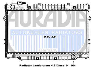 Купити 372221 Glyser Радіатор двигуна