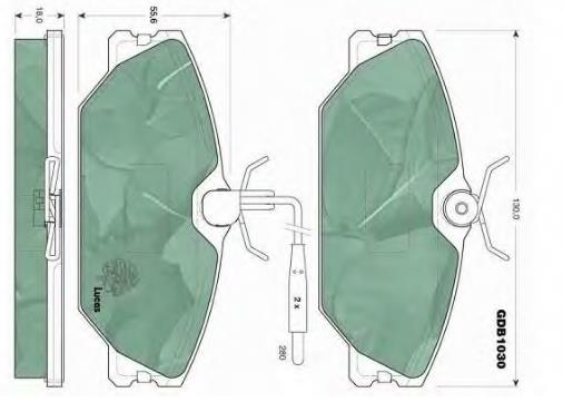 Колодки гальмівні передні, дискові 7701203730 Renault (RVI)