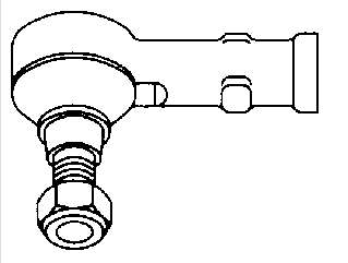 53540SX8T01 Honda Зовнішній наконечник рульової тяги