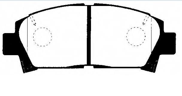 Тормозні колодки Toyota 0446520510