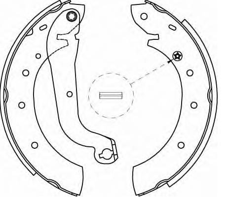 Купити 440607C326 Nissan/Infiniti Колодки гальмові задні, барабанні