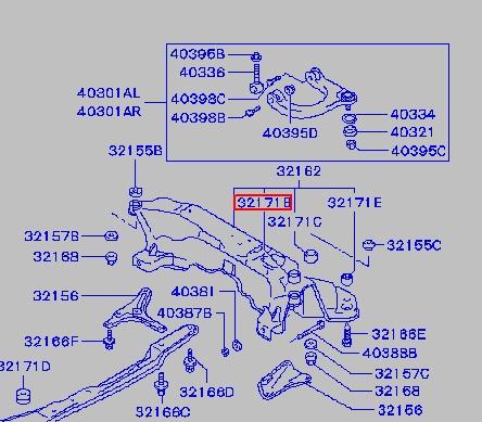 Елементи кріплення Mitsubishi MB870742 ціна, від 9.57 USD
