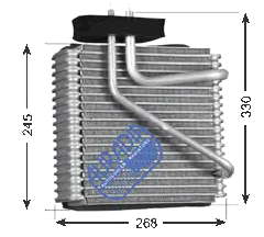 7M1820103B VAG радіатор кондиціонера салонний, випарник