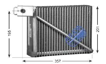 Випарник VAG 8D1820103D