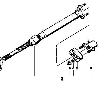 Вал рульової колонки, нижній BMW 32311162082 ціна, від 191.73 USD