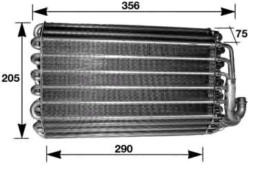 Випаровувач кондиціонера BMW 64118363782 ціна, від 22.80 USD