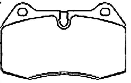 Передні тормозні колодки 34116761249 BMW